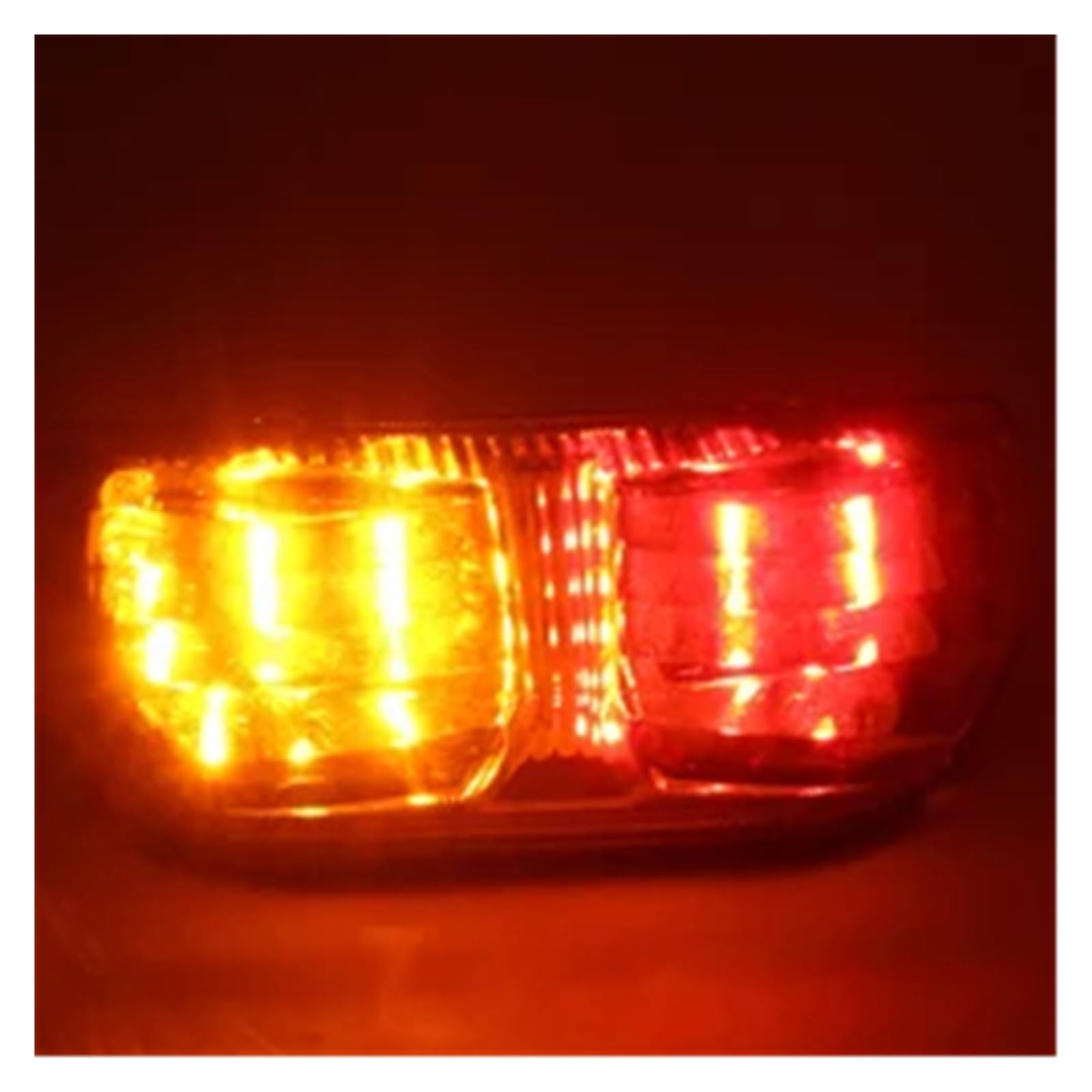 Fanale Anteriore Faro Per FZ1 FZ8 2006 2007 2008 2009 2010 2011 2012 Diesel Frecce Indicatori Direzione Cromati Fanale Posteriore Moto A LED Integrato(Nero)