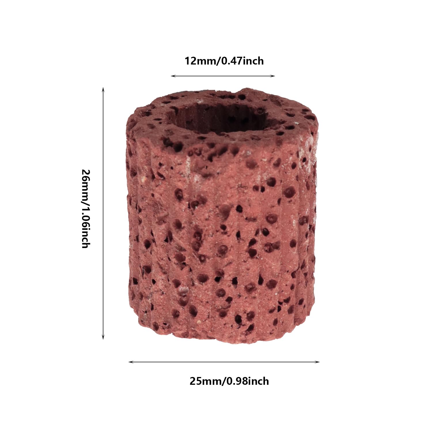 ZZHXSM 10PCS Ceramic Base for Aquarium Plant Cultivation 25mm OD Aquatic Plant Fixing Ring Gravity Ring Aquascape Planting Ring Decorative Ring for Aquarium Aquatic Plant Potting Fixing Anchor Ring