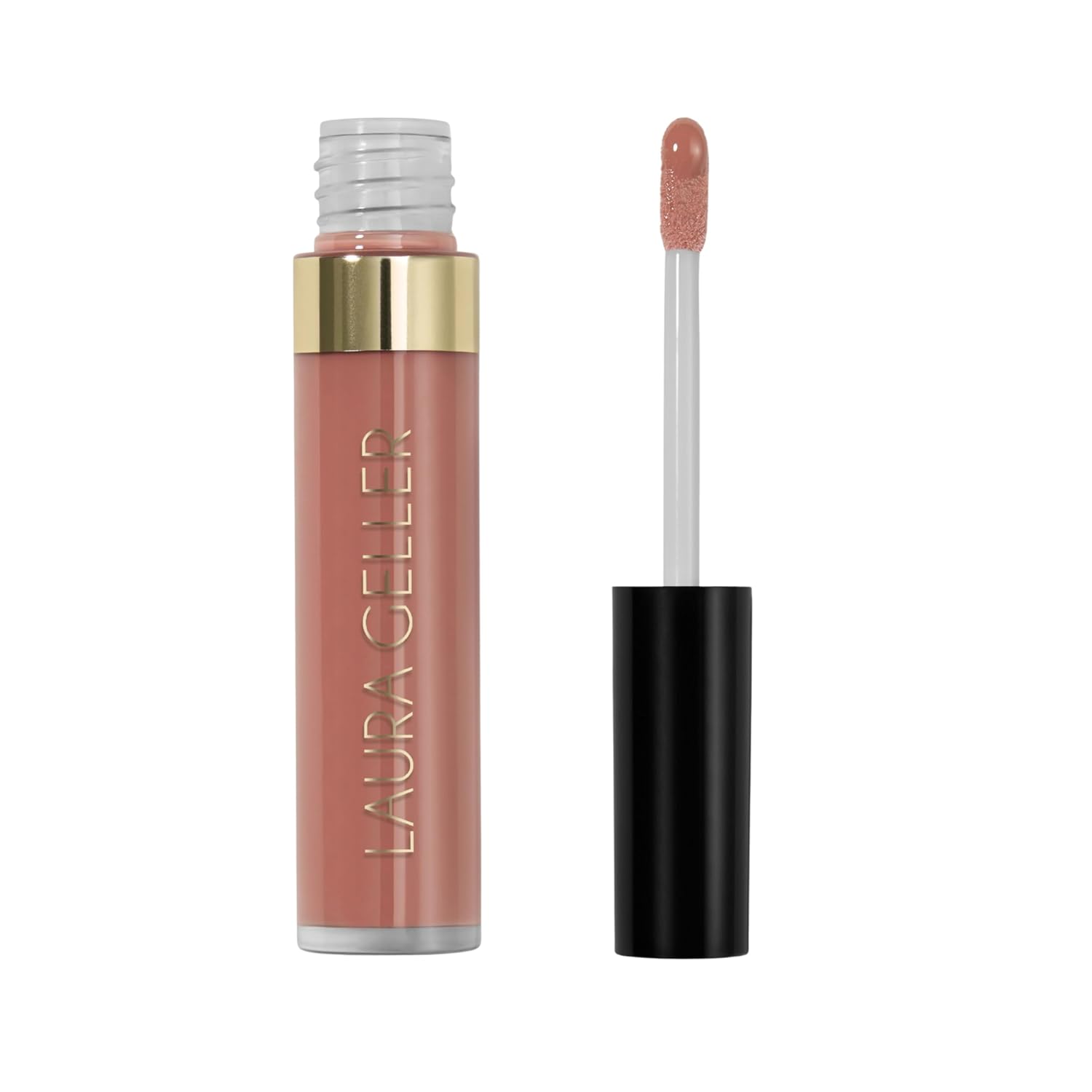 LAURA GELLER NEW YORK Color Luster Lip Gloss – Turkish Delight | Non-Sticky Lip Gloss Treatment with Sheer High-Shine Color