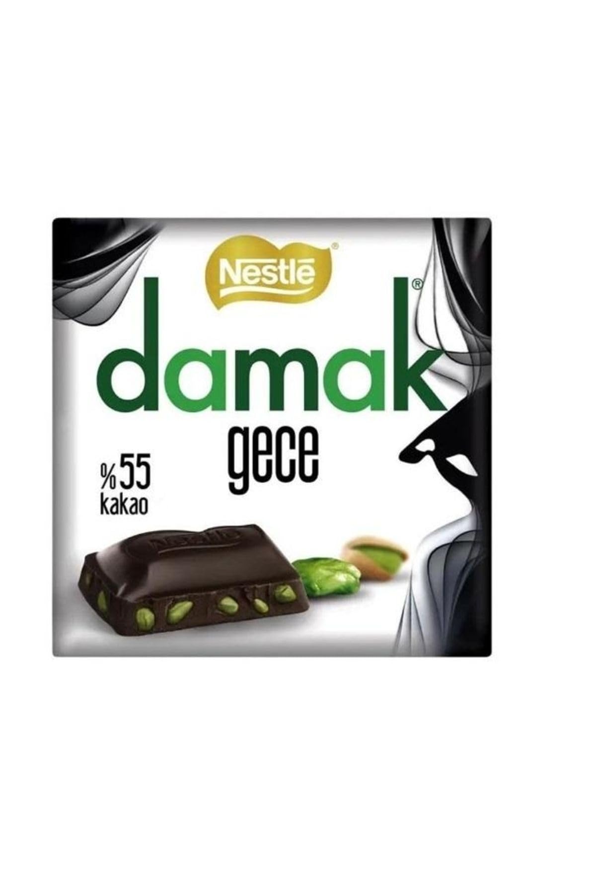 NESTLE DAMAK - Fine Dark Chocolate With Pistachio (65G x 6)