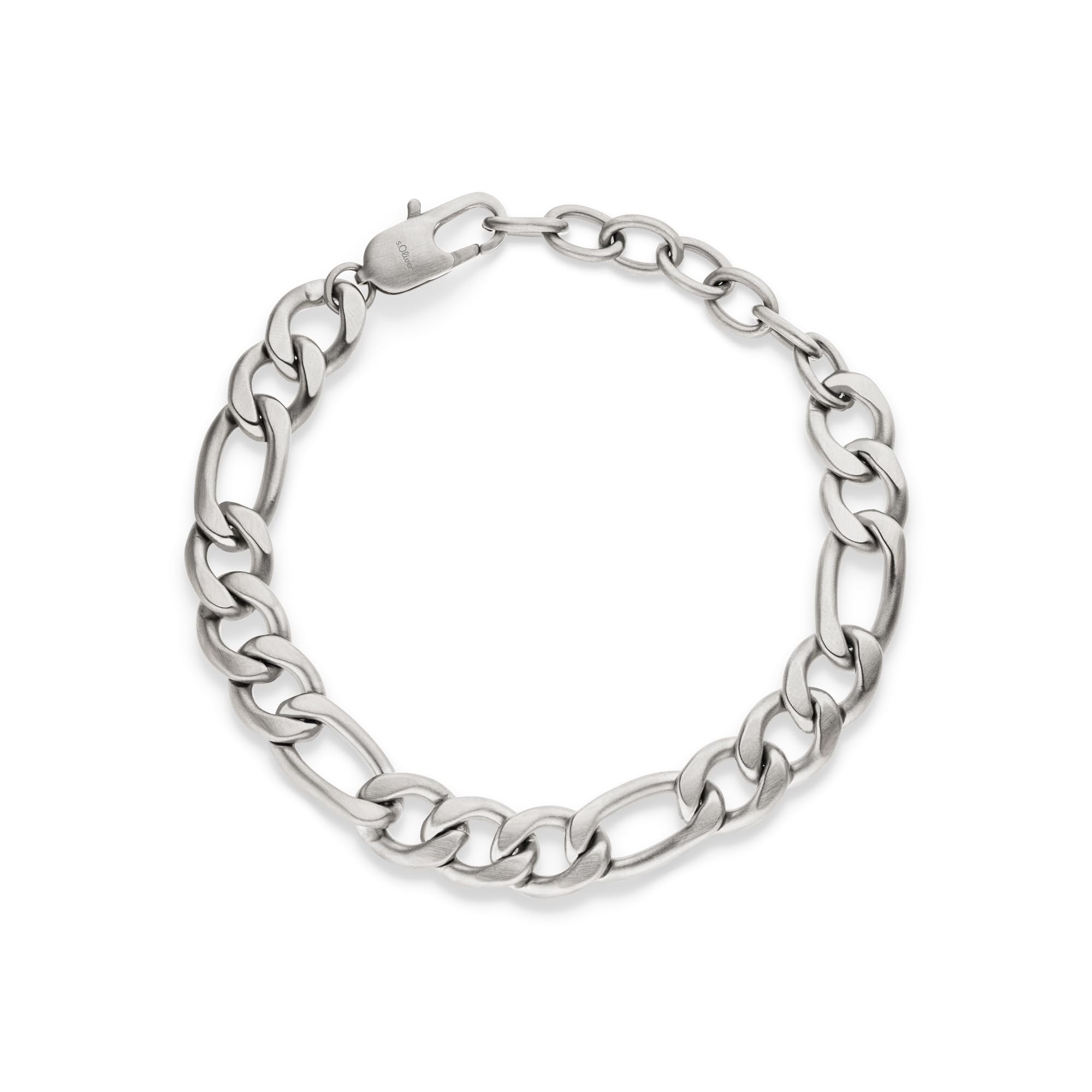 s.Oliver Herren Schmuck – Halskette & Armband aus Edelstahl mit bolden Gliedern – Klassisch, Zeitlos und Markant – Perfekte Geschenkidee