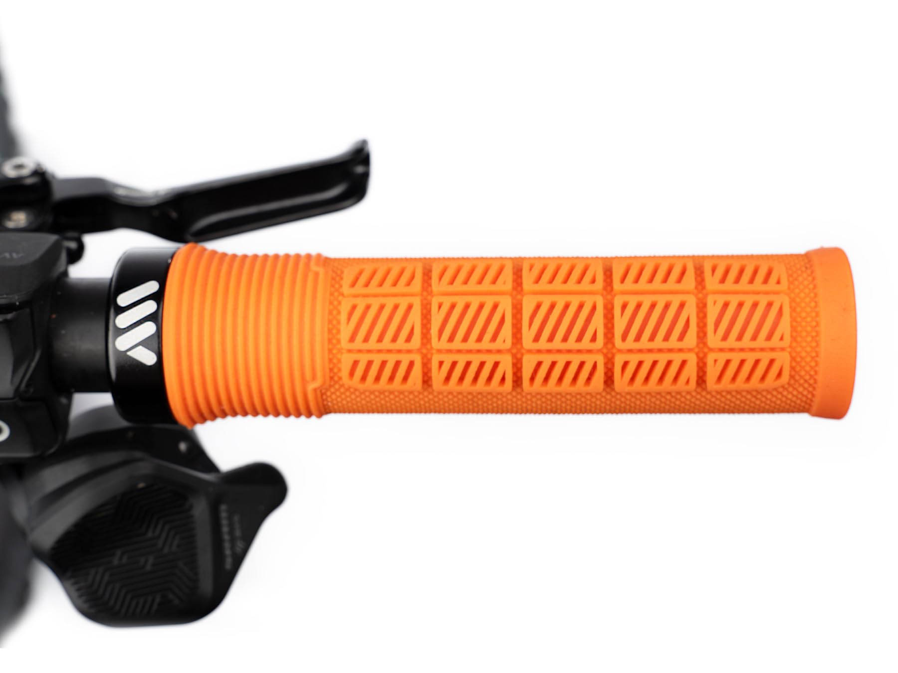 Puños MTB ergonómicos Rise con Bloqueo Interno con Textura Micro-Diamond - Ligeros para Bicicleta de montaña, Enduro, Trail
