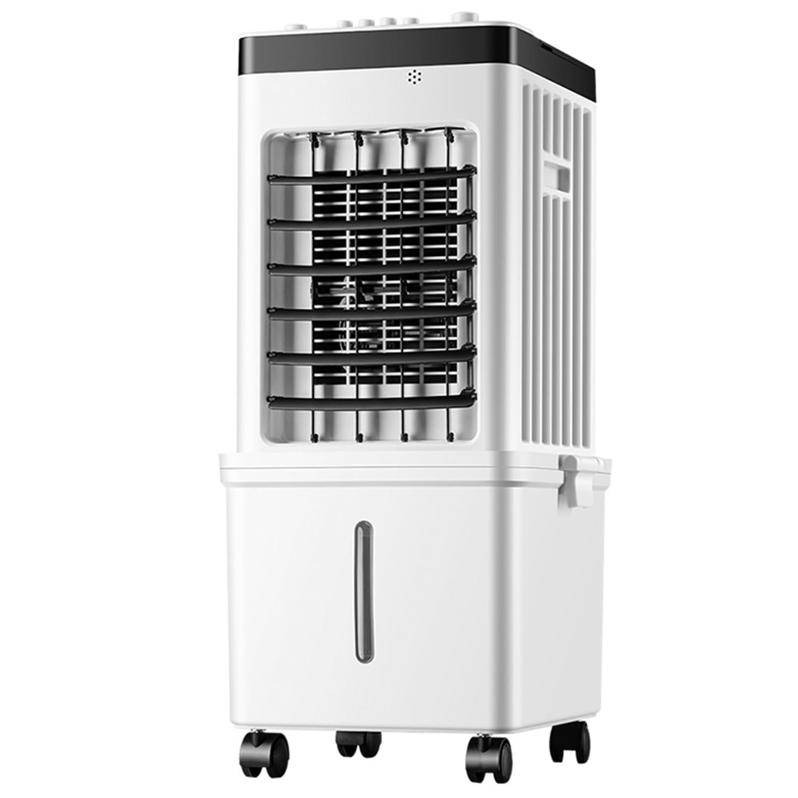 Raffrescatore Evaporativo con Doppio Serbatoio Dell'acqua da 15 L, Condizionatore Portatile con Timer da 7,5 Ore per Casa, Ufficio