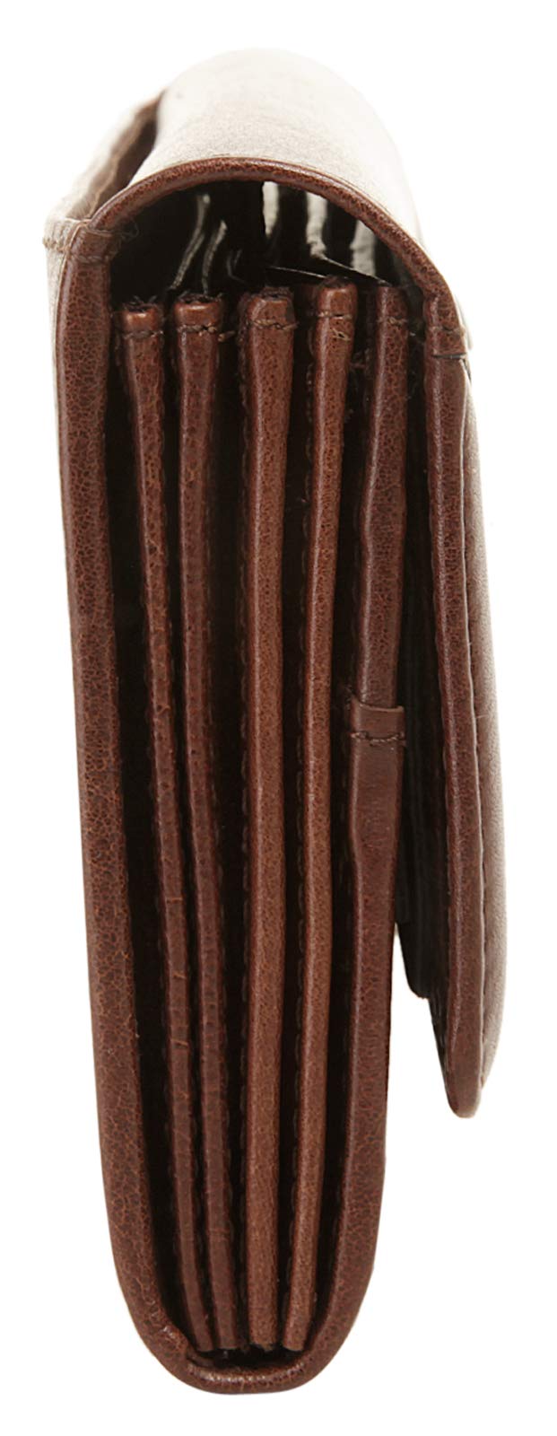 X-ZONE Tickettasche Echt Leder Herren, Damen | Travel Organizer mit Reisepassfach | Dokumententasche für Reiseunterlagen | Boarding Pass Etui mit Kartenfächern cognac | 020075