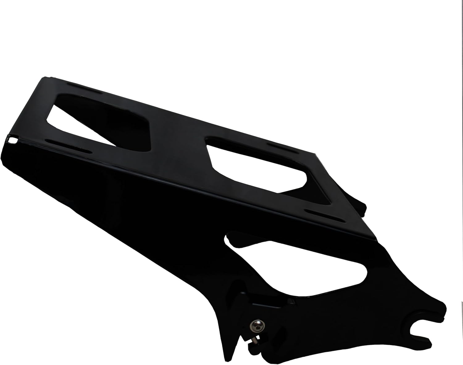 Detachable Two-UP Luggage Rack Compatible for Harley Touring Road King Electra Glide Road Glide Street Glide Gloss 2014-2025 (14-Black)