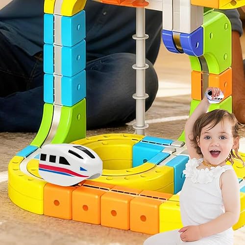 Miniatura 4 de Trenes eléctricos de repuesto para KlickRail, trenes de juguete recargables para KlickRail, trenes de juguete para pistas de carreras flexibles,