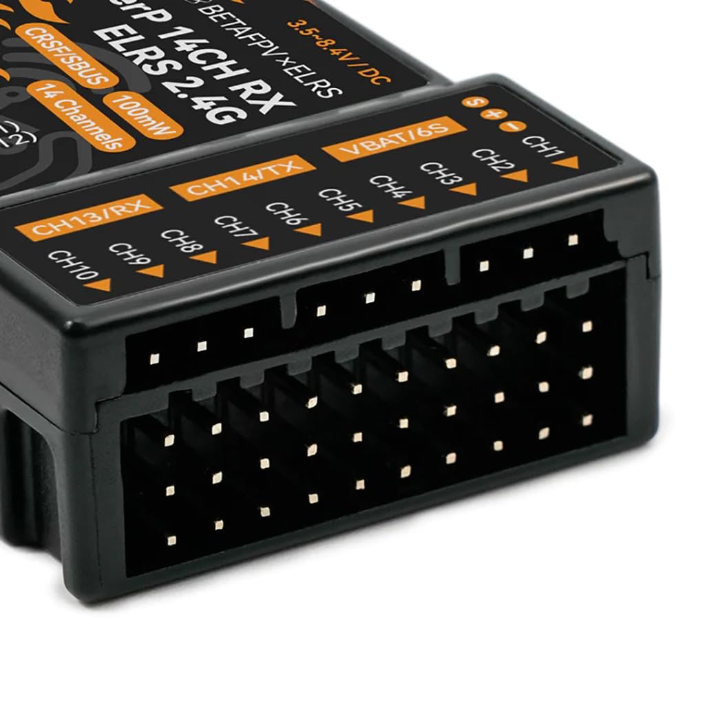 SuperP - Receptor de diversidad PWM de 14 canales ELRS 915 MHz para RC FPV Drone Aviones, Barco y Coche