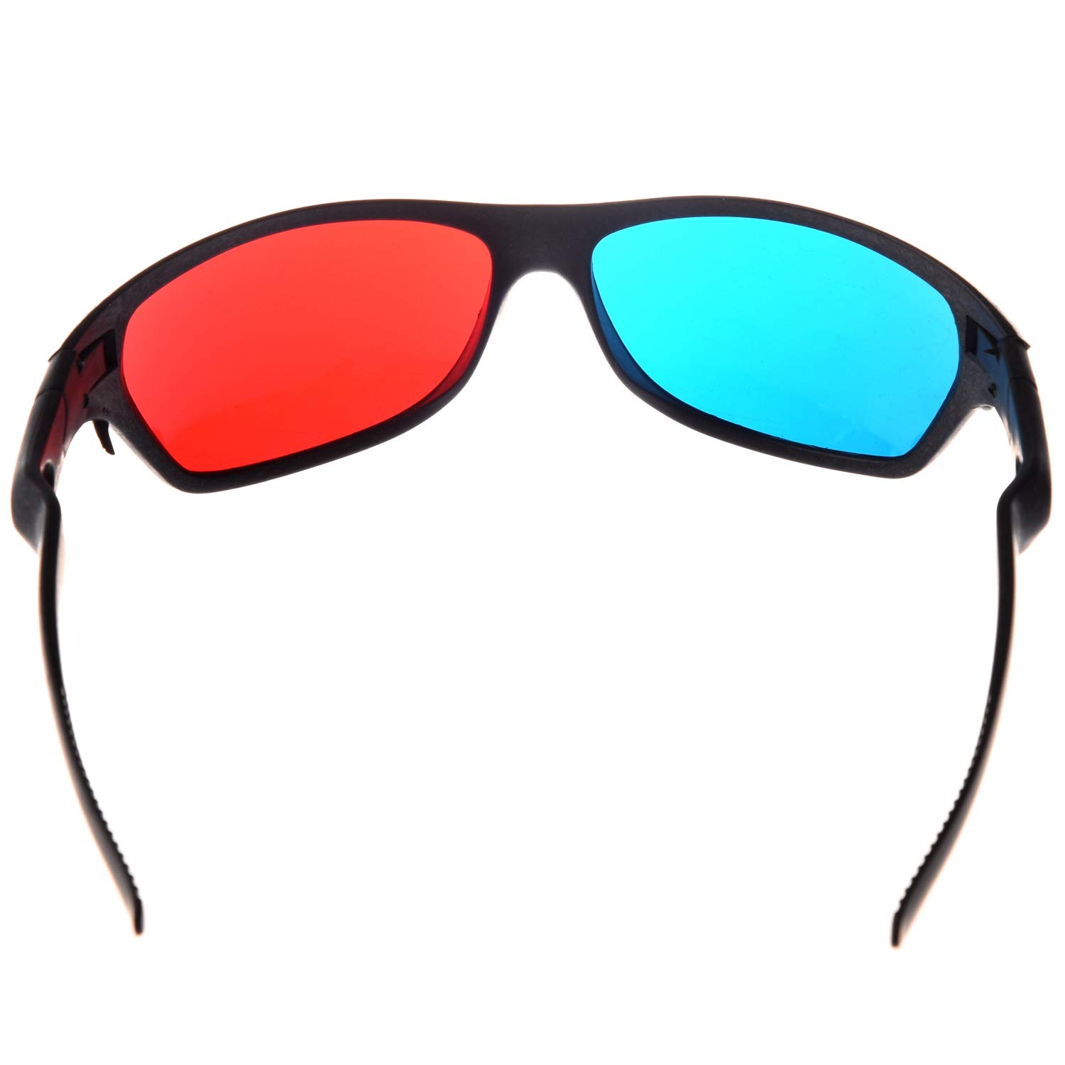 Occhiali 3D Semplice Rosso-Blu Ciano anaglifi per e Film 3D (Upgrade Extra Style)