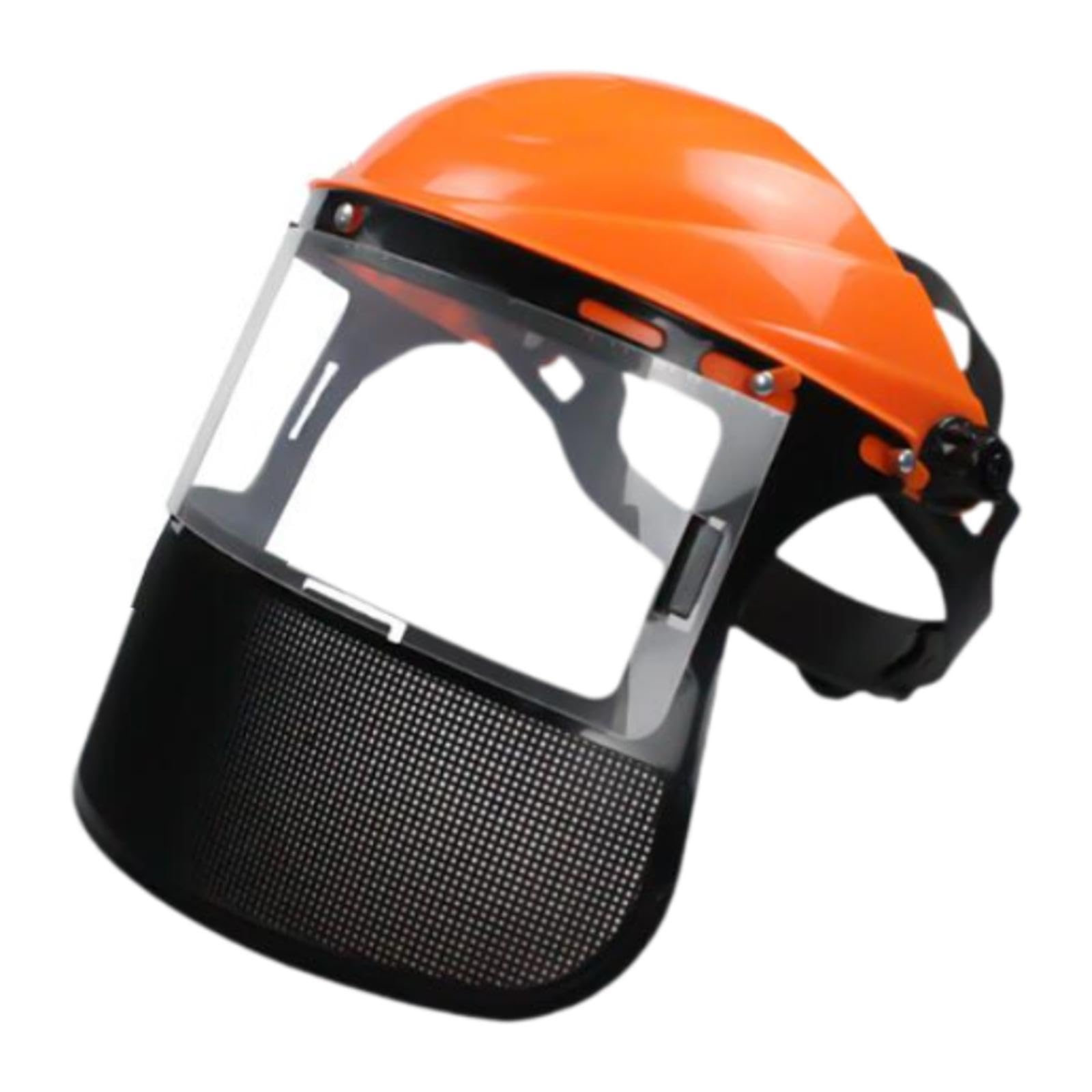 UJEAVETTE Face Shield Mask Breathable Lightweight Face Visor for Grinding Work Cutting Orange-image-27