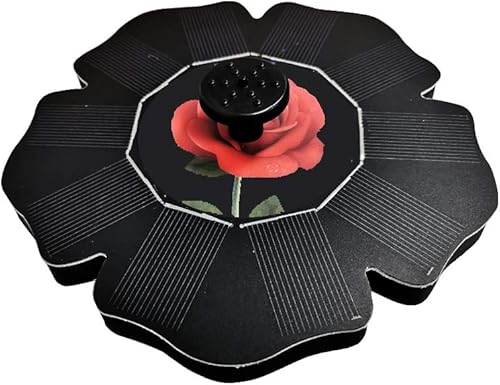Fuente solar no necesita batería, fuentes solares de baño para pájaros, fuente solar para baño de pájaros, al aire libre, estanque, pecera y