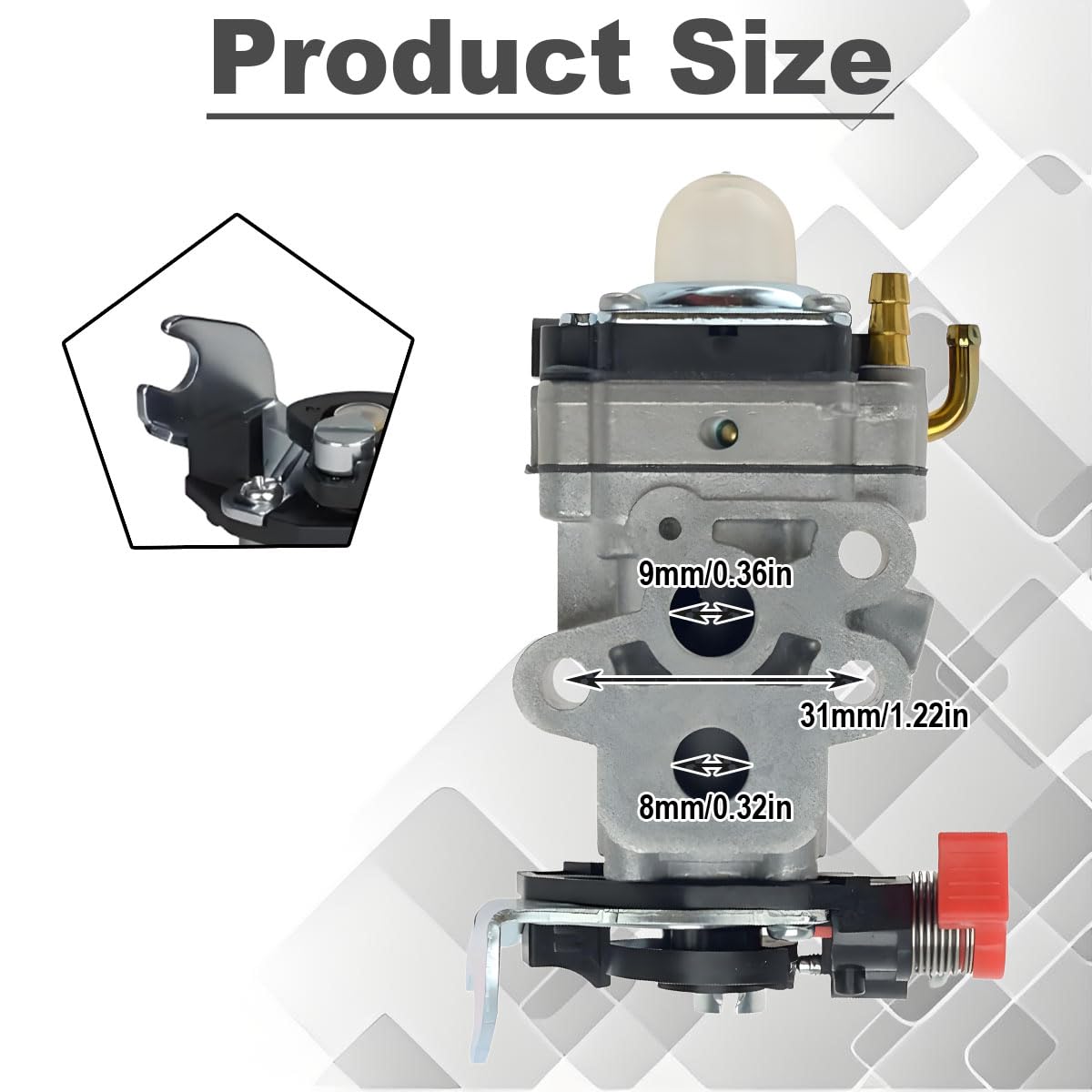 TJ27E Carburateur pour Kawasaki TJ027E TJ35E TJ035E KBH27B KBL27B KBL27BC débroussailleuse pour Walbro WYA93-932 Pièces et accessoires pour débroussailleuses de jardin 15004-2056