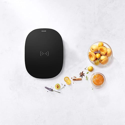 Miniatura 3 de ZWILLING Enfinigy - Báscula digital 2 en 1 para alimentos de cocina, estación de carga inalámbrica, peso máximo de 22 libras, gramos y onzas,