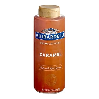 Ghirardelli 12 fl. oz. 16 oz. Caramel Flavoring Sauce WS-40861283-NPF