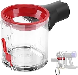 ダストビン交換部品 Dyson V7 (SV11) V8 (SV10) 掃除機用掃除機キャニスター交換用クリアビン 部品番号967699-01 漏れ防止ゴミ収納