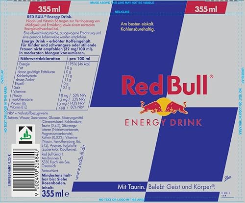 Red Bull Classic Energy Drink, 24 Tray (355ML)