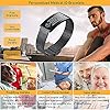 VNOX Personalized Medical ID Bracelet, Customized Medical Alert Bracelets for Men Women, Stainless Steel Black Plated Mesh Band Adjustable Free Engraving Emergency Identification Wristband #1