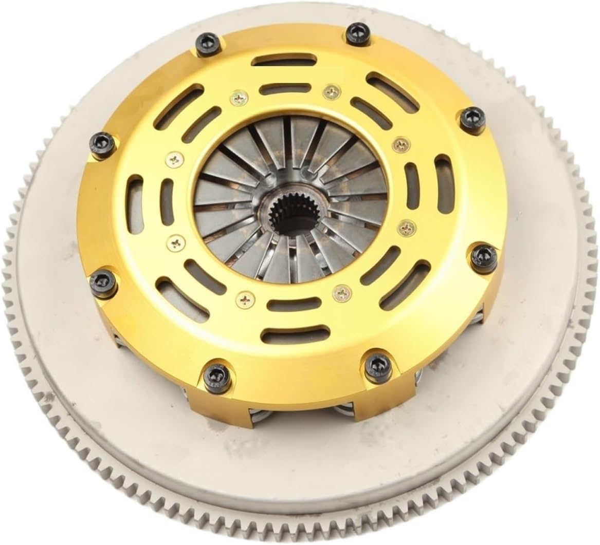 Twin Disc Race Clutch Compatible with Nissan Skyline GTS GTR RB30E RB20DET RB20DET RB25DE RB25DET RB26DETT BNR32 R33 R31R32 5-sp