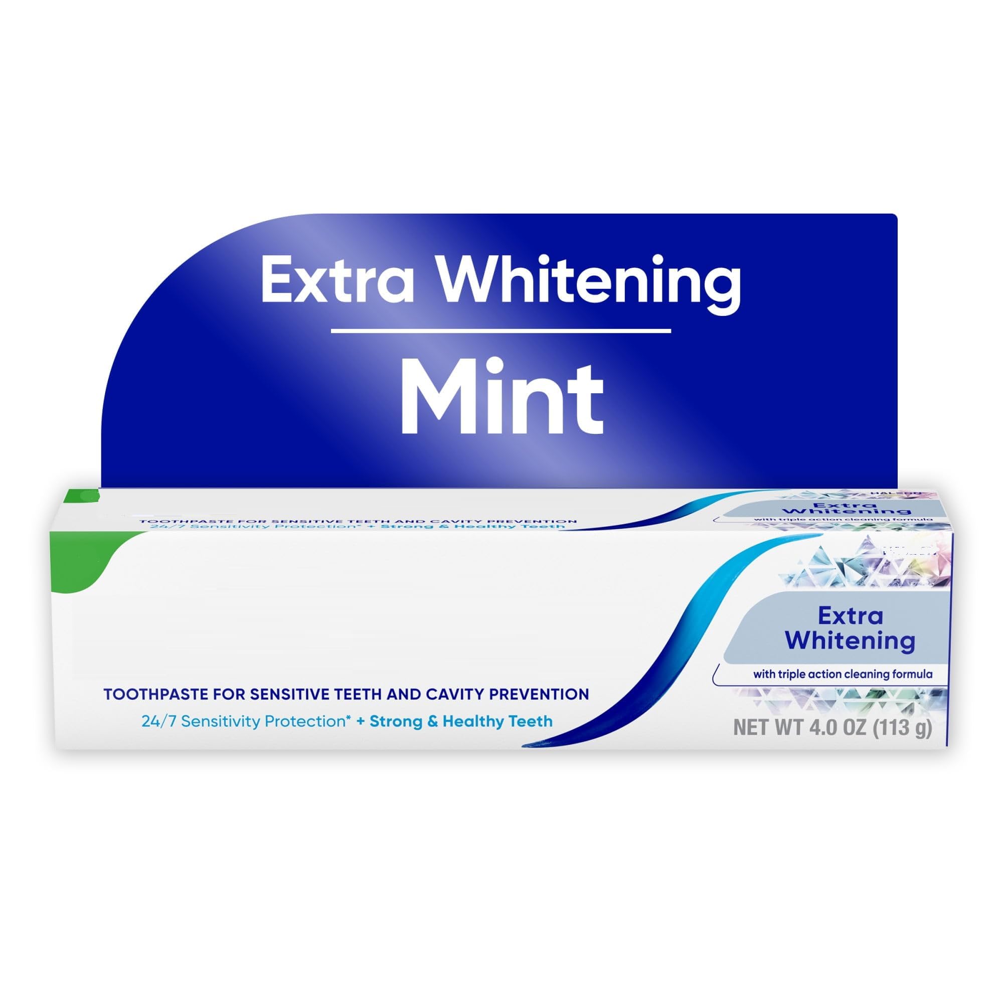 4 Pack SEDLAV Extra Whitening Sensitive Toothpaste Mint 4 Oz 2 Pack for Adults Sticker