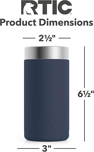 Miniatura 4 de RTIC Craft - Enfriador de latas aislado, cerveza, bebidas, botella, enfriador de latas de soda con tapa, metal de acero inoxidable, aislamiento de
