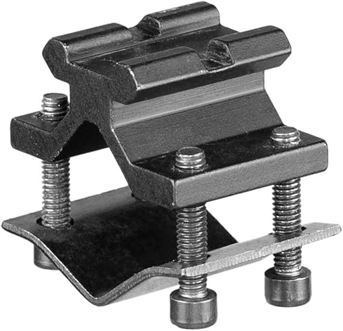 Adaptador de montaje en anillo de barril P.ICA-tinny táctico ajustable de 0.787 in con montaje en riel superior para caza airsoft rifle alcance