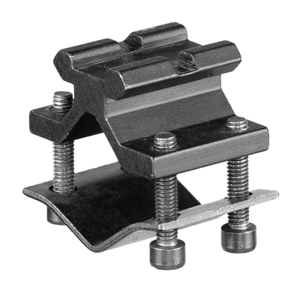 ACEXIER Adaptador de Montaje de Anillo de Barril Picatinny/Weaver de 20 mm con riel Ajustable táctico con Montaje en riel Superior para Caza Airsoft Rifle Scope Linterna