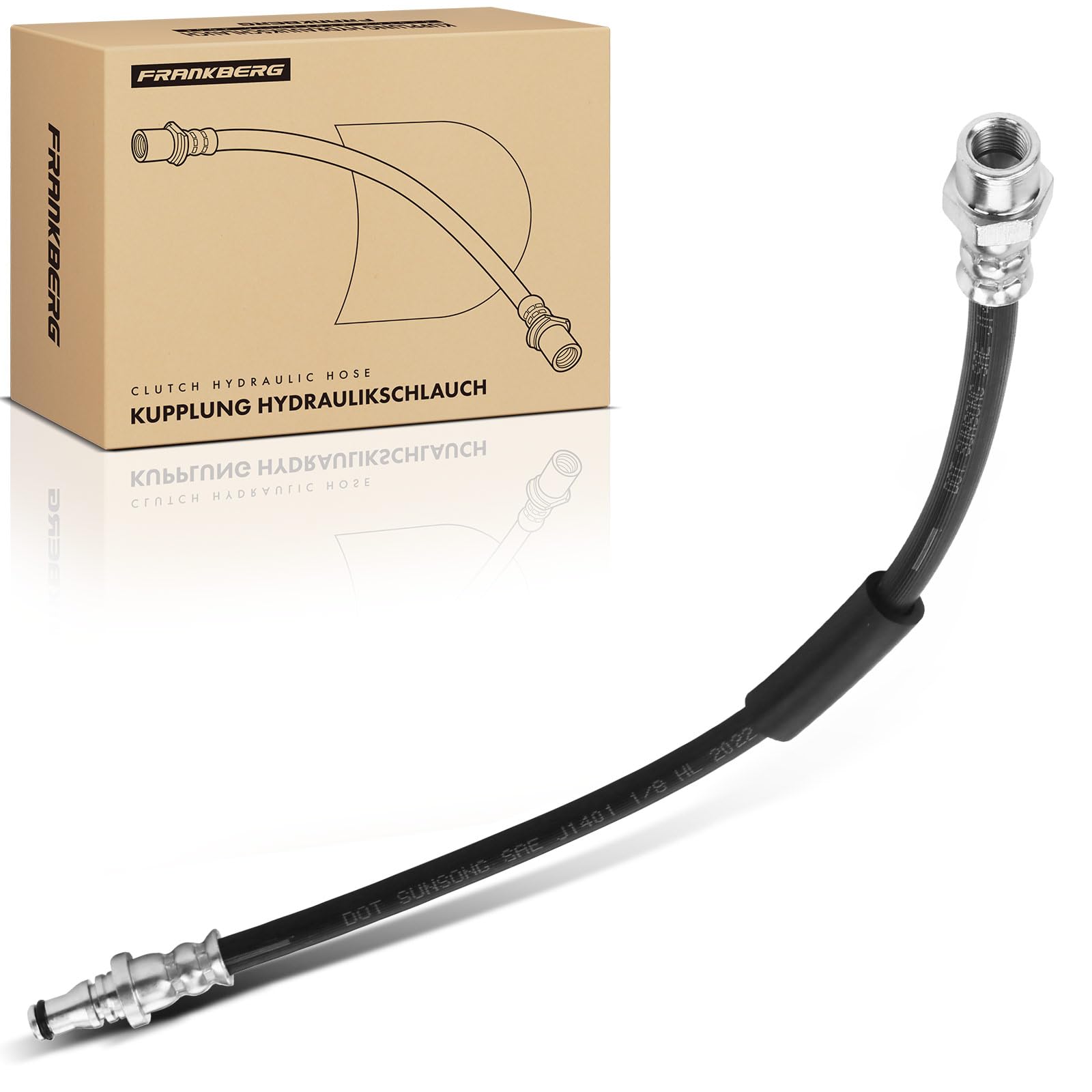 Frankberg Tubo frizione Clutch Compatibile con Serie 3 Compact E46 Serie 3 Touring E46 Serie 3 E46 Serie 3 Cabriolet E46 Serie 3 Coupé E46 Replace# 21526774267