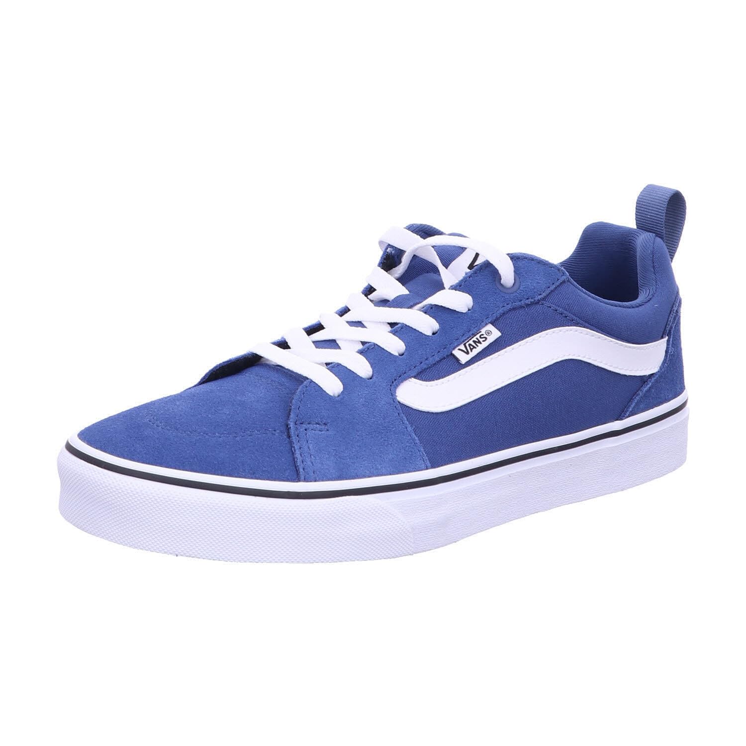 Vans Herren Filmore Sneaker, Suede Canvas Blue White, 44 EU