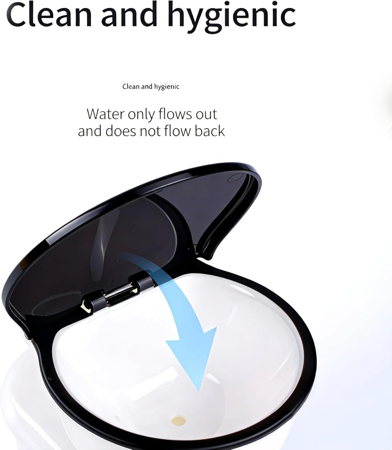 Cat Water Dispenser,Funny Toilet Shaped Pet Gravity Bowl, Automatic Flow No Electricity Needed with Healthy Pets Water Station for Cats and Small/Medium Dogs