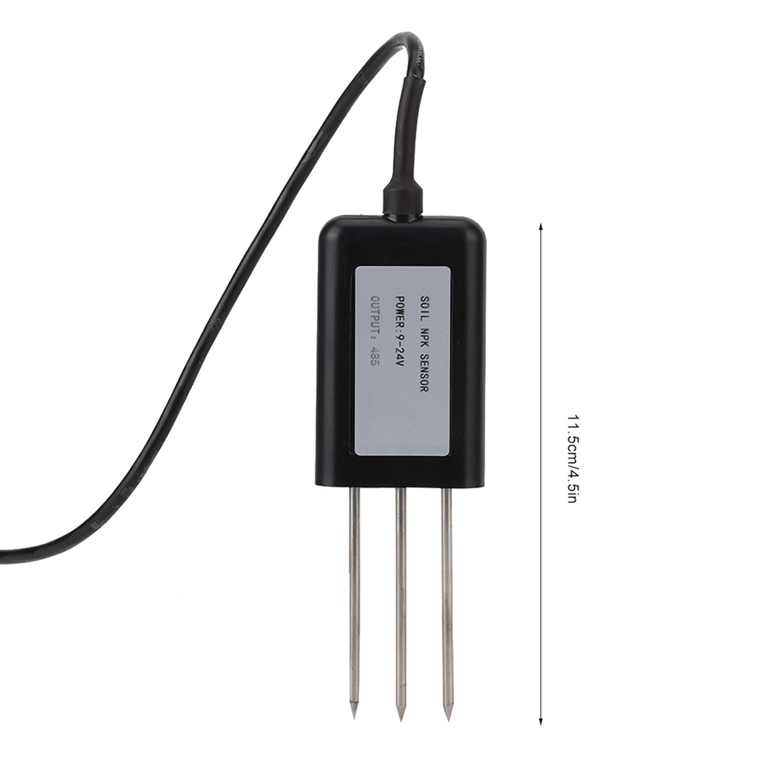 Fdit Soil NPK Sensor, Soil Nutrient Intelligent Fertilizer Detector Garden Lawn NPK Tester Meter