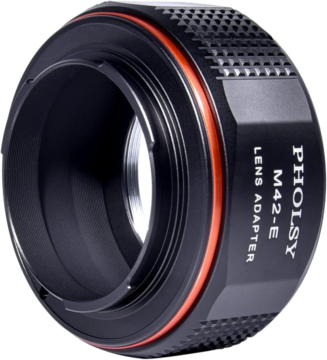 PHOLSY Lens Mount Adapter Manual Focus: Compatible with M42 Lens to Sony E (NEX) Camera Body