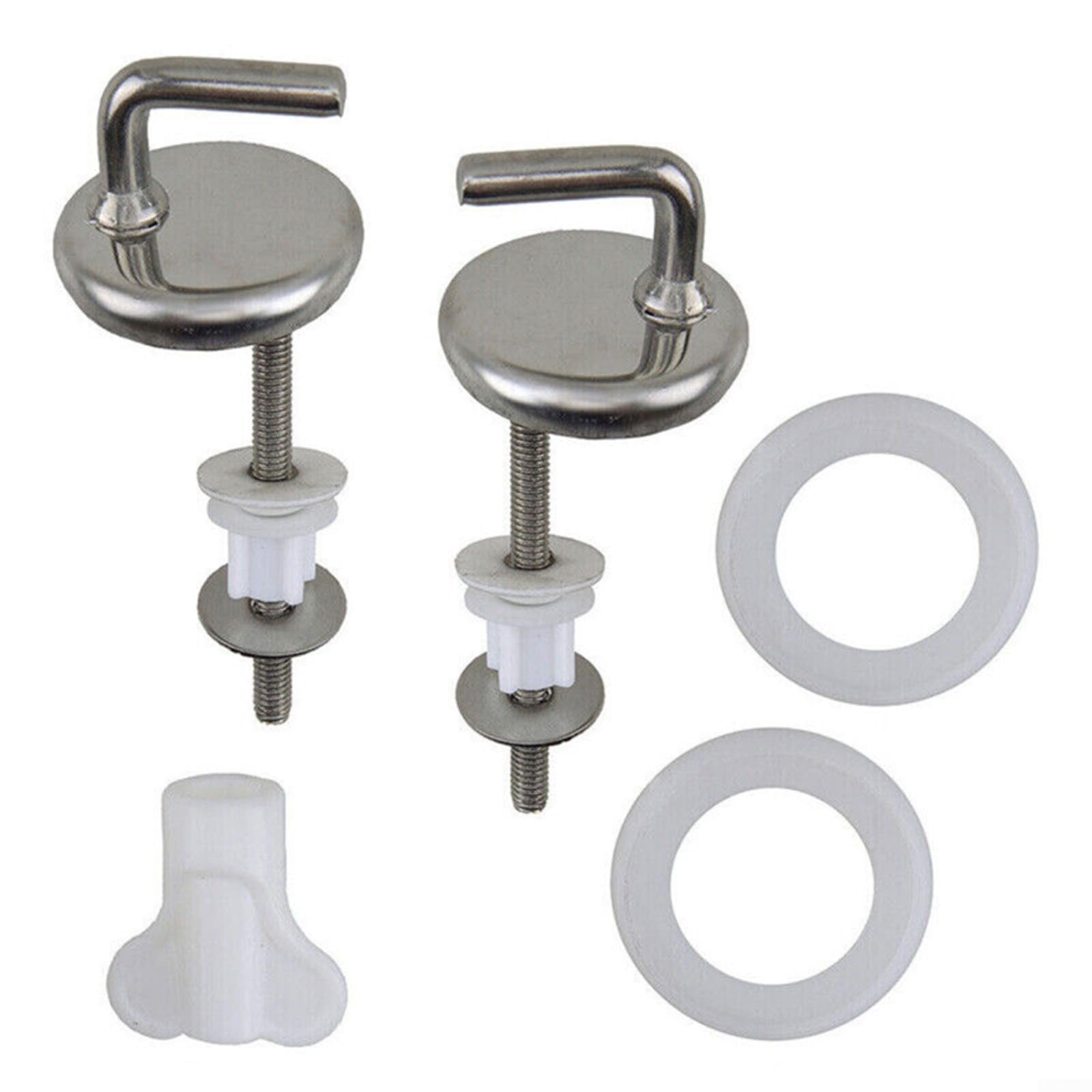 Toilet Seat Replacement Fittings, Universal Fixture Kit Lid Hinges