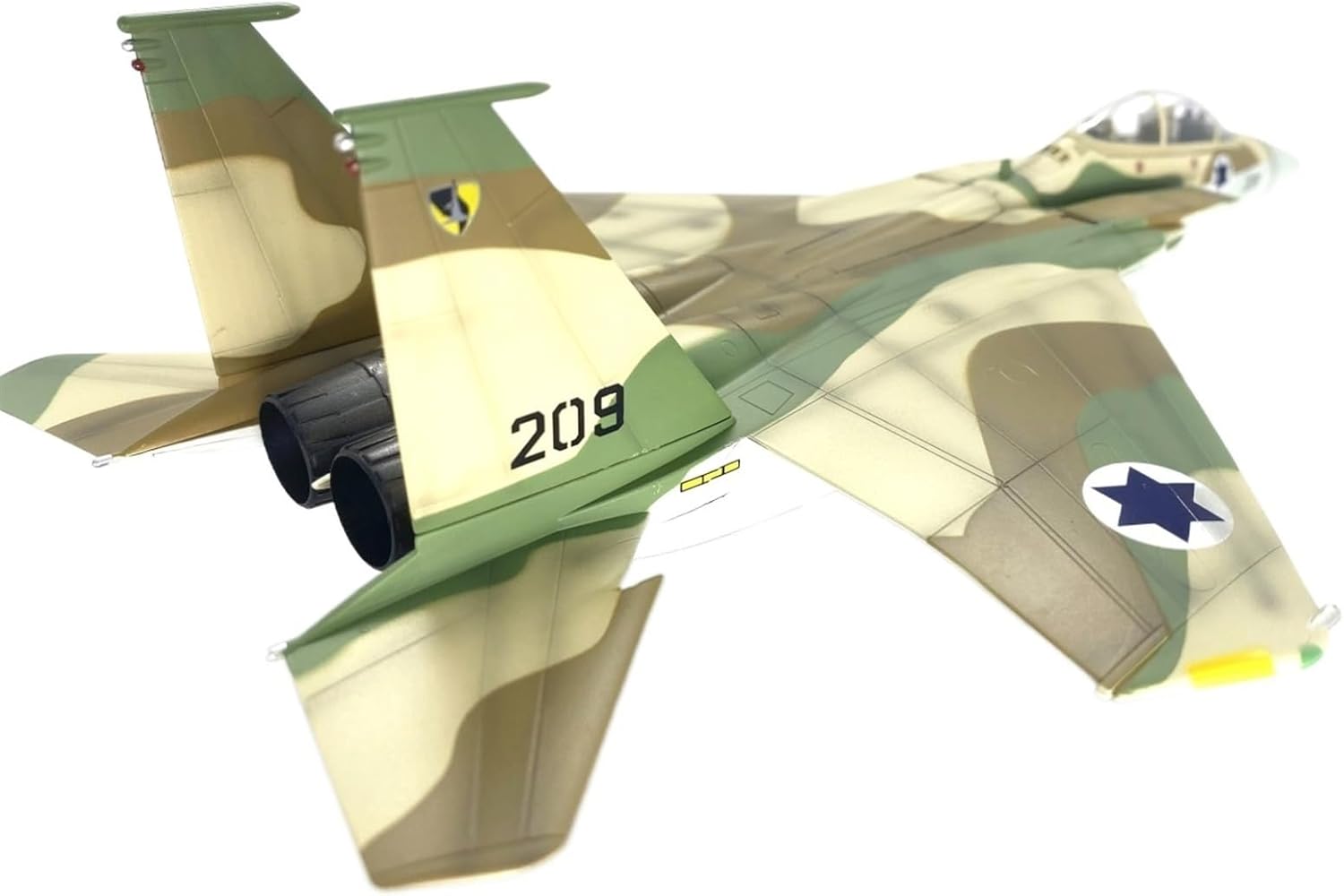 Miniature Scale 1: 72 for Israeli Air Force F-15i Fighter Model Finished Die Casting Aircraft Military Flying Toy Game Kits