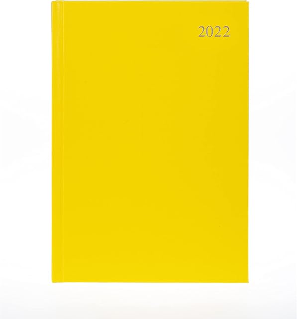 Collins Essential A5 Week to View 2022 Diary - Yellow