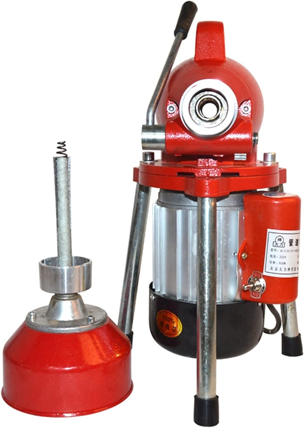 WYGBMZL Equipamiento mecánico Máquina automática de Dragado Profesional Bloqueo de Inodoro Bloqueo de Inodoro Máquina de Limpieza de tubería eléctrica Herramientas de alcantarillado