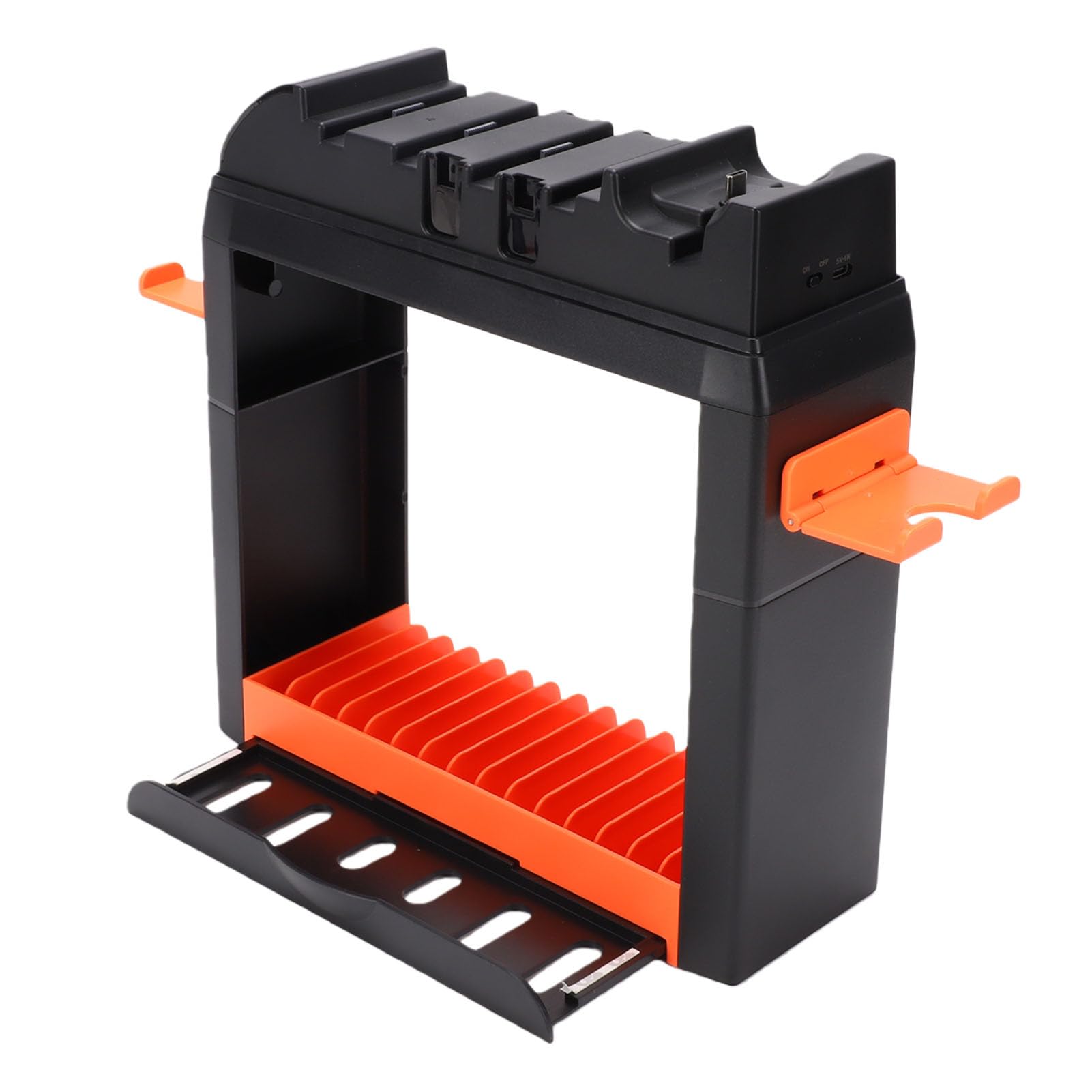 Dpofirs Game Dock-Ständer mit Schnellladefunktion für -Controller und Aufbewahrung von Spielzubehör für Gamer