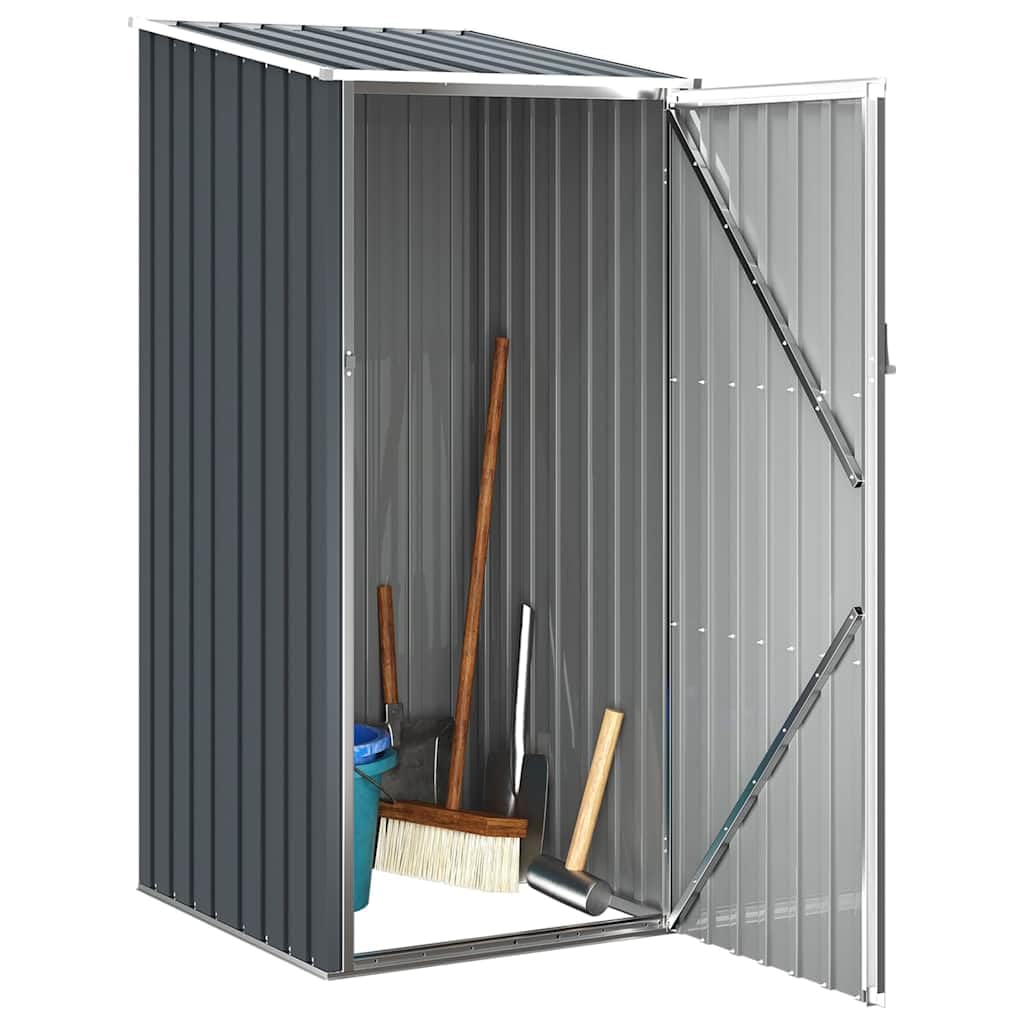 Domek ogrodowy 87 x 98 x 159 cm stal galwanizowana antracyt