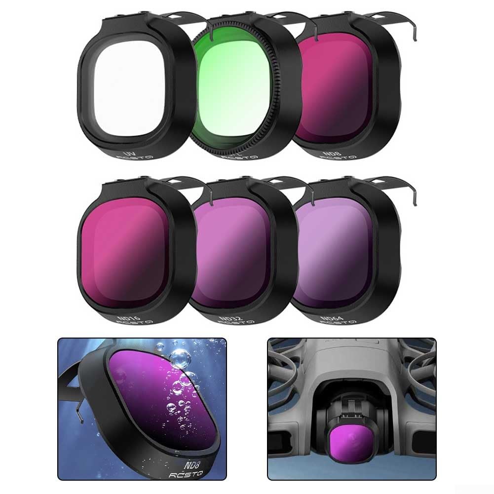 Oniissy ND CPL - Set di filtri UV per DJI NEO 2, telaio in lega di alluminio, multi rivestito, in vetro ottico HD, accessori per droni e fotocamere, riduce i riflessi, protezione dell'obiettivo (F)