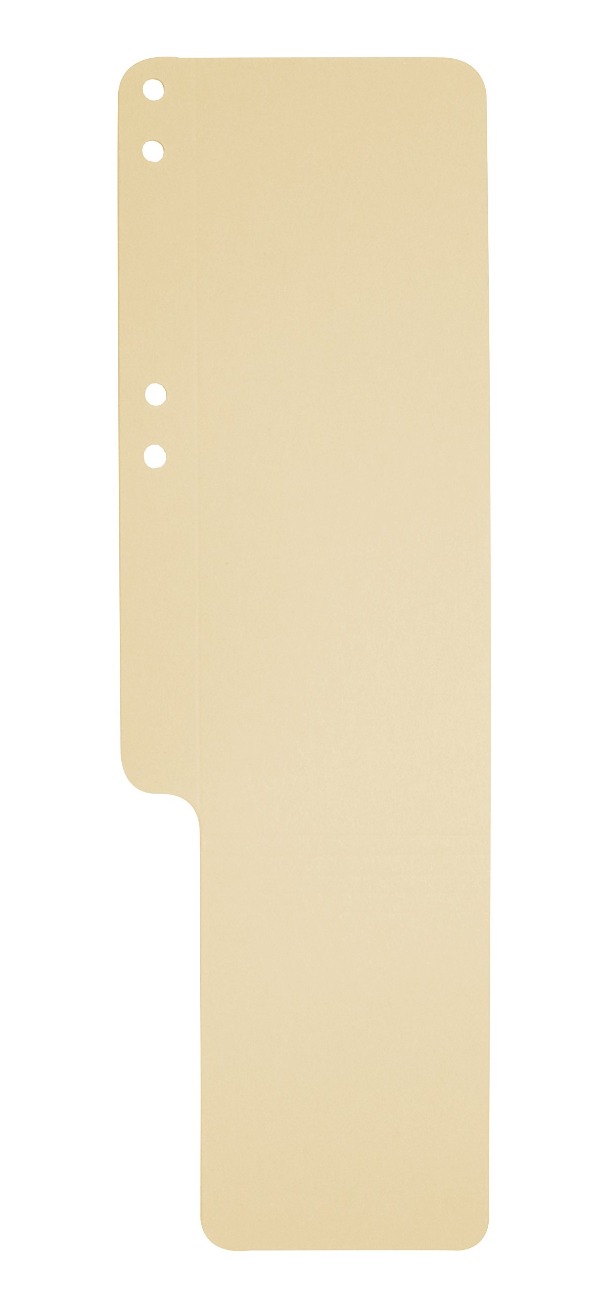 Exacompta 13722B segregatory (z kartonu z recyklingu, 100 x 318 mm), 100 sztuk, kość słoniowa