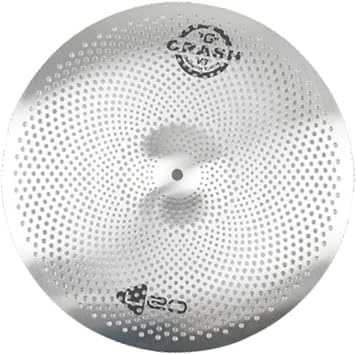 perfeclan Low Volume Cymbal Drum Cymbal Drum Accessories for Drmmer Practice Cymbal, 16inch
