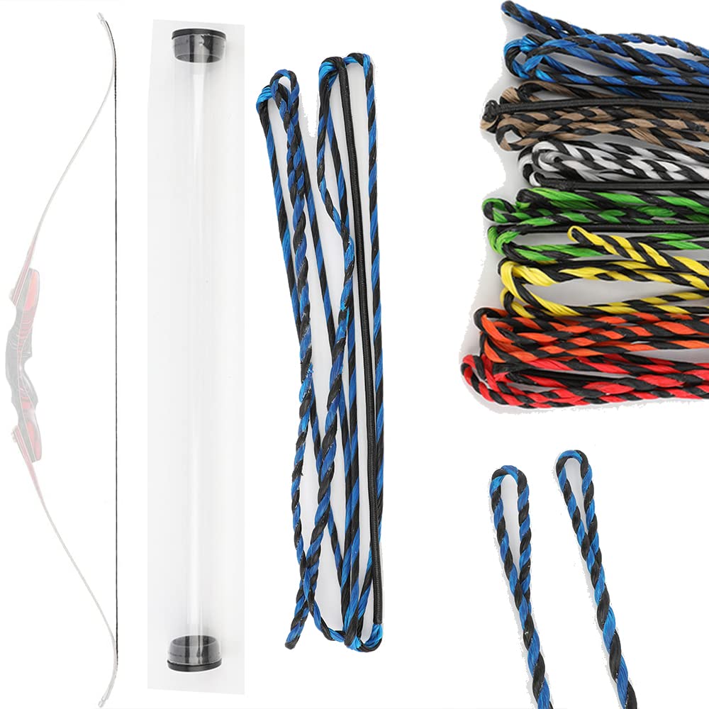 wolfman Flemish Twist Archery Recurve Bowstring 40-67 Inches 14 Strand Dyneema Replacement Bow String for Traditional Bow Recurve Bow Hunting Bow Long Bow — image 1