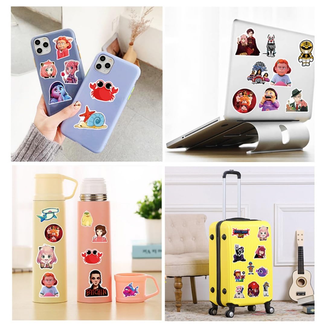50 Pegatinas Molonas De Autobús Rojo De Londres Para Laptop, Bici, Patinete O Maleta – Vinilo Impermeable Y Despegable Sin Residuos, Perfectas Para Regalar A Niños, Niñas Y Adultos