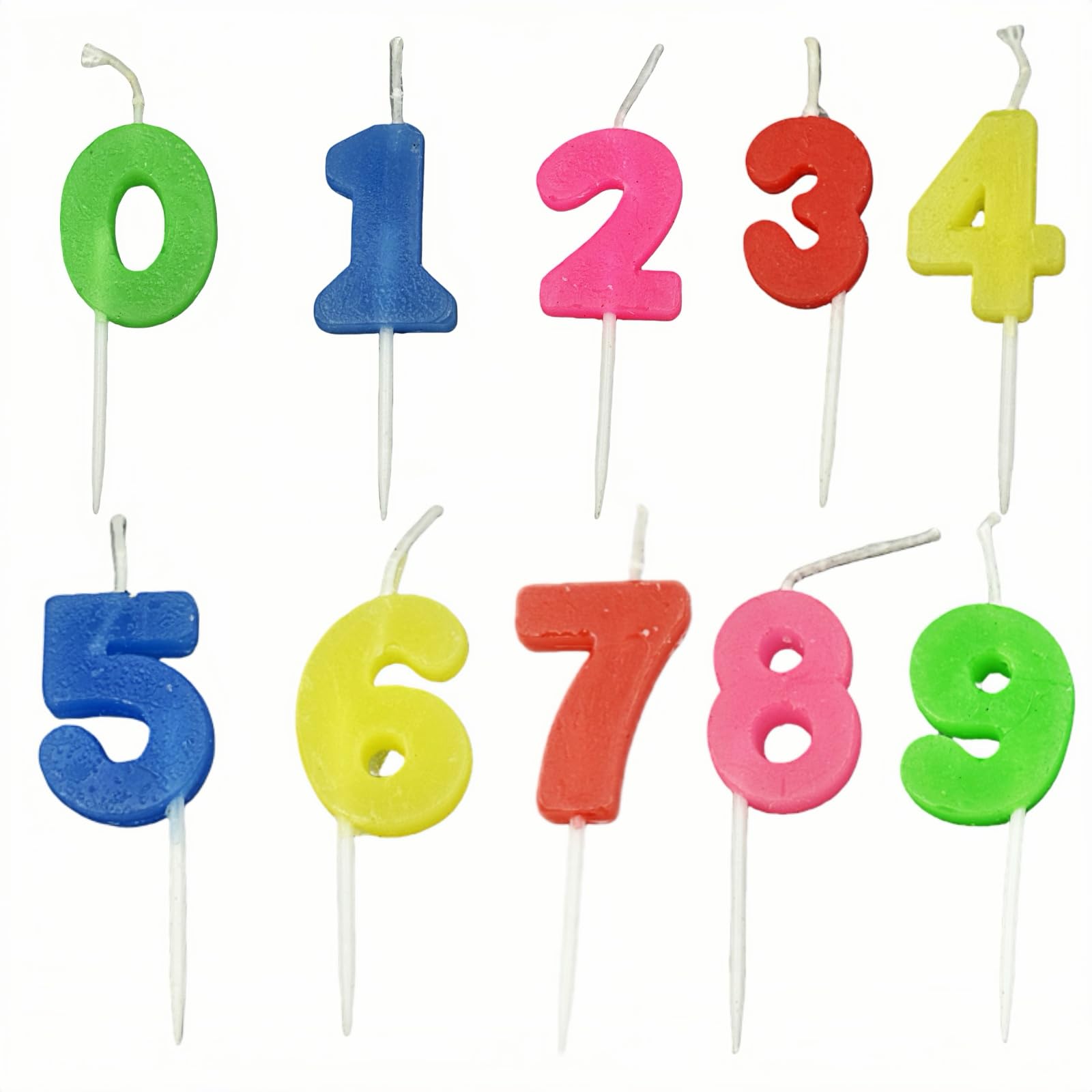 CANDELINA NUMERO 3 TRE PER TORTA FESTE ANIMAZIONE COMPLEANNO CANDELA - Foto 5