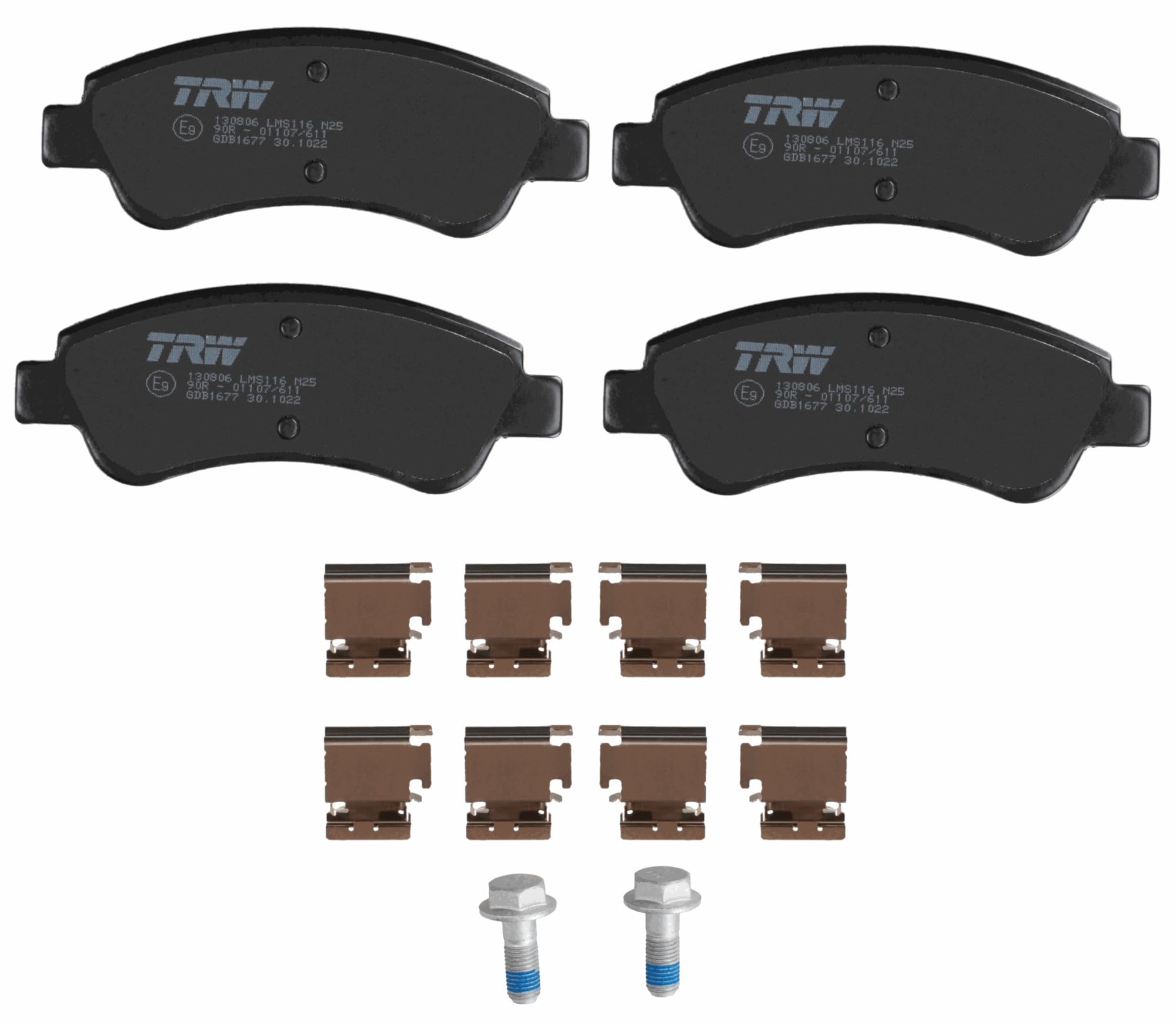 BRAKE PAD SET DISC BRAKE GDB1677 FOR PEUGEOT 2008/SUV 301 207/207+ 208/II/Van
