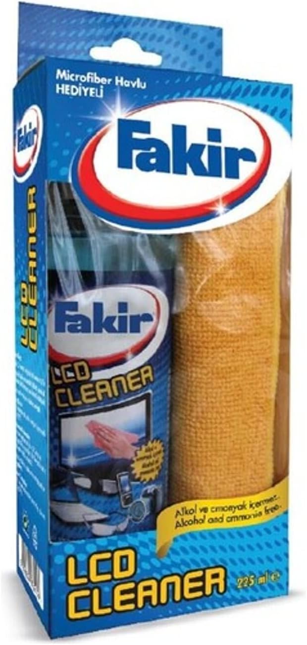 Fakir LCD Cleaner Ekran Temizleyici - 225 ml x 3 Adet
