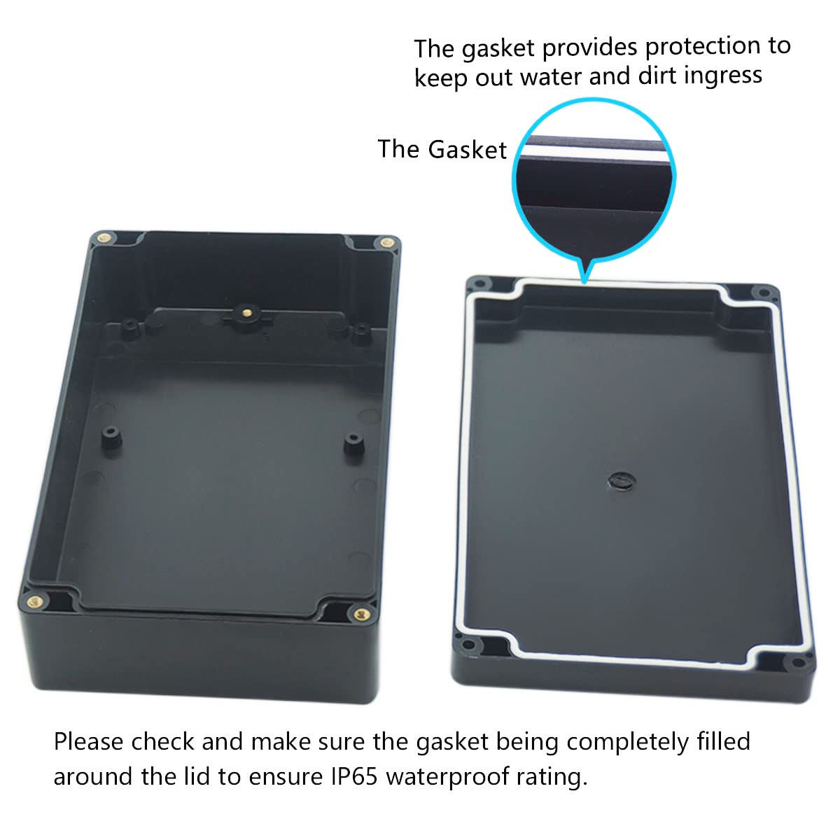 LeMotech Boîte De Jonction En Plastique ABS Résistante à La Poussière