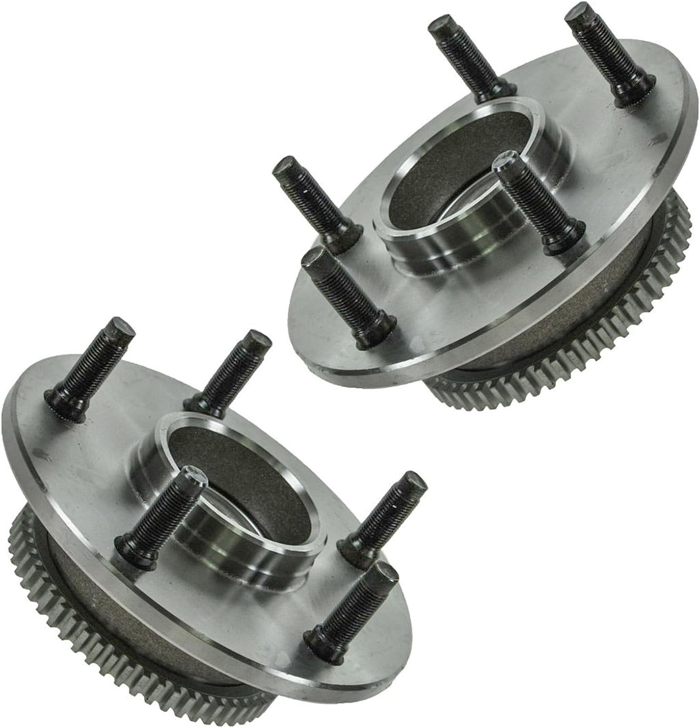 Front Left and Right Wheel Bearing and Hub Assembly Set 2 Piece Compatible with 2000-2001 Dodge Ram 1500 Rear Wheel Drive