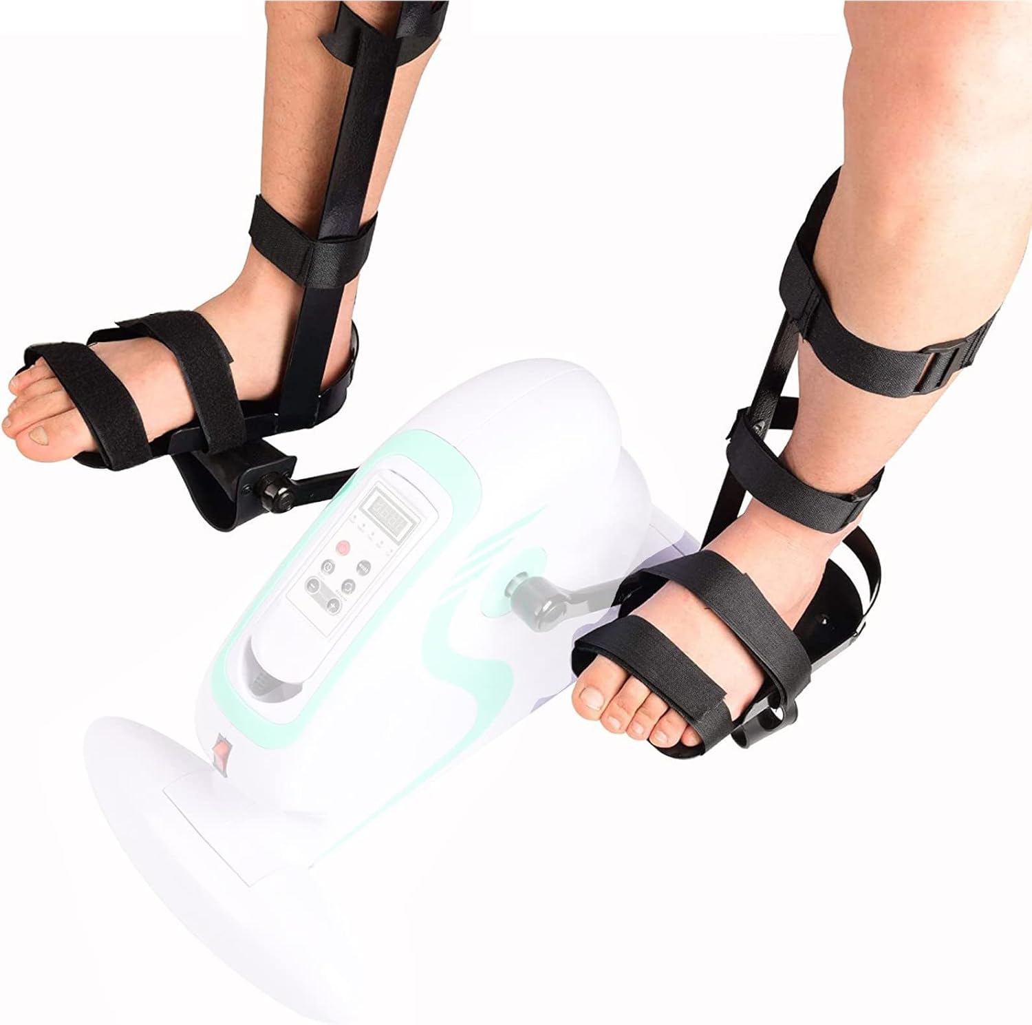 Rehabilitation Pedal Exerciser Leg Support Protective Gear，Exercise Bike Bracket Splint Training Equipment