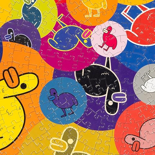 Image of Jigsaw Puzzle Circular 500 Pieces - Bubble Quack Theme by Murtaza M. Bookwala Fun & Challenging Mind Games Puzzle Game Activity for Adults & Kids