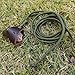 Parallel Halo Shepherd Sling Handmade Paracord Leather Throwing Sling Old-Fashioned Slingshot (Brown)
