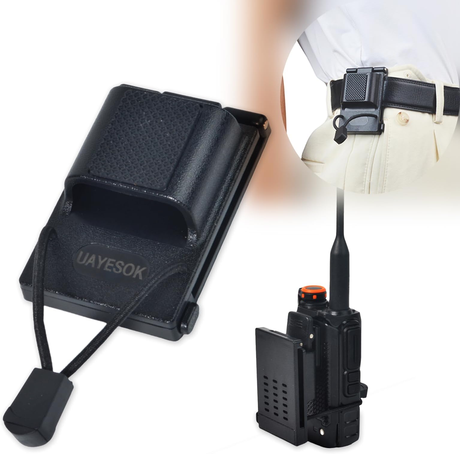 5 Pcs Radios Walkie Talkie Recargable, Con Manos Libres Eo Safe Imports Esi-16158 Negro - Foto 1